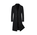 Foreign Trade Cross-border Autumn and Winter Men's Woolen Coat Lengthen Thickened Single-breasted Coat Men's Trendy Coat