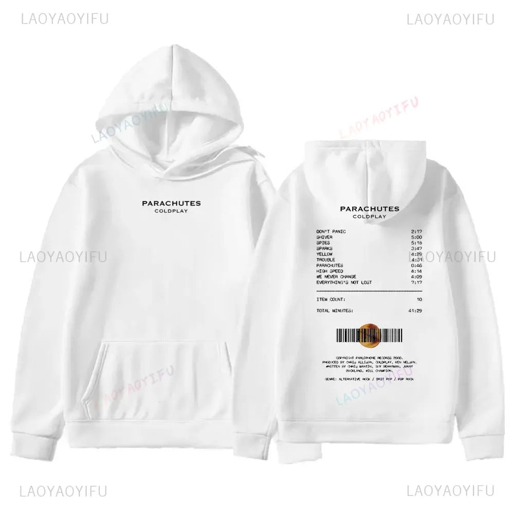 2025 Retro Street Pop Band Hoodies Men's Fashion Pullover Co