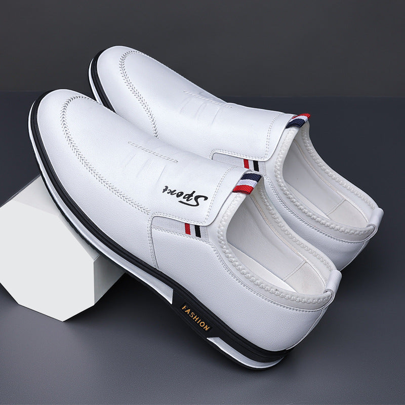 2025 New Men's Casual Leather Shoes Cowhide Formal Business Leather Shoes Non-Slip Loafers High-End Cross-Border Men's Shoes