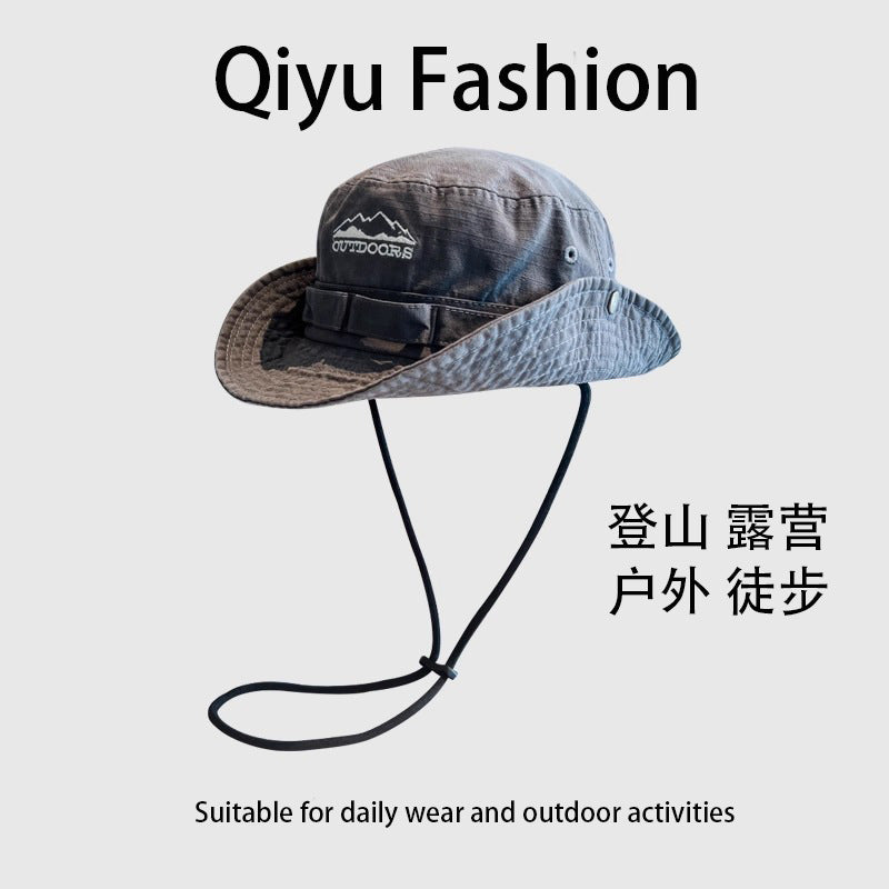 Camping and Hiking Hats for Men and Women with Small Head Circumference, Sun Hats for Summer, Face-Covering Sun Hats, Western Cowboy Hats with Large Brim