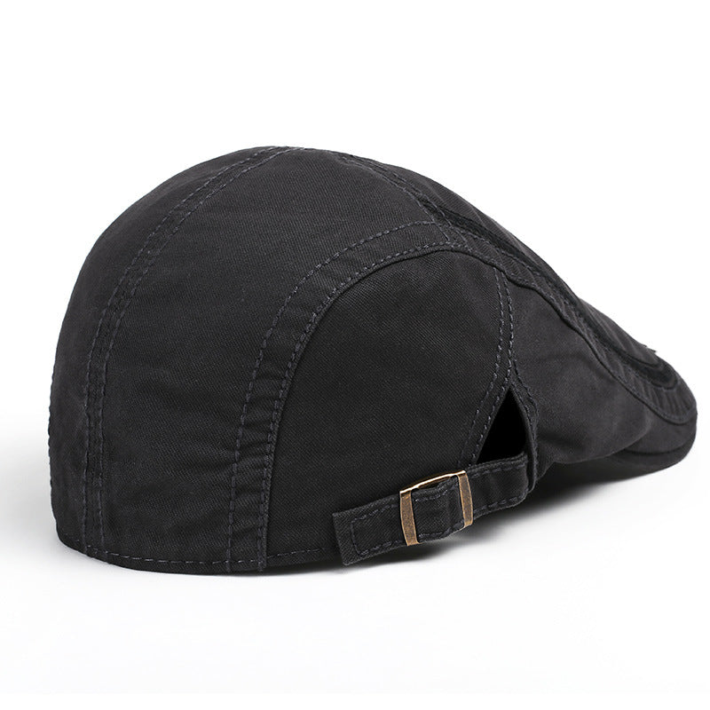 Hat Men's Spring and Summer Beret All-match Casual Sunscreen Hat Sun Hat Men's Fashionable Summer Cap Forward Hat