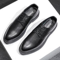 British Men's Shoes, Groomsmen's Black Groom's Business Formal Soft-Soled Suit Leather Shoes, Men's Wedding Shoes, Business Casual