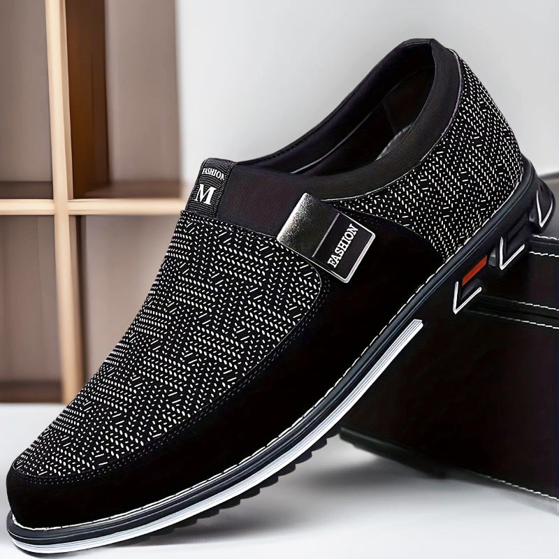 Cross-Border Men's Shoes, Large Size, Versatile Casual Leather Shoes, Slip-On Loafers, Driving Shoes, Wenzhou Shoes, Amazon 50 Gentlemen