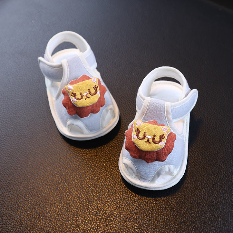 Baby Summer Sandals Baby Breathable Pre-step Shoes Non-slip Cute Soft Sole 0-3-6 Month One Year Old Boys and Girls