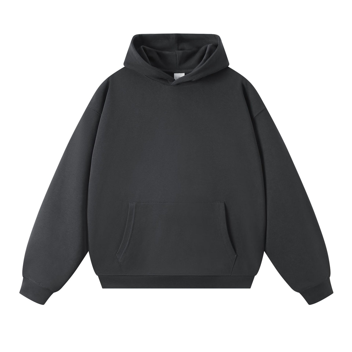 Sweatshirt 380g Terry Spring and Autumn American Style Thin Drop Shoulder Loose Fit Solid Color Hoodie for Men Trendy Versatile