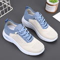 Shoes for Women 2025 New Foreign Trade Women's Shoes Casual Lace-Up Sock Mesh Shoes Soft-Soled Sports Shoes for Women
