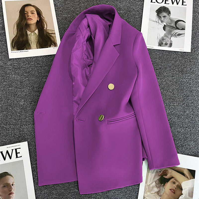 Green Small Blazer for Women 2025 Spring New Style Slimming Internet Celebrity Street Top Trendy Women
