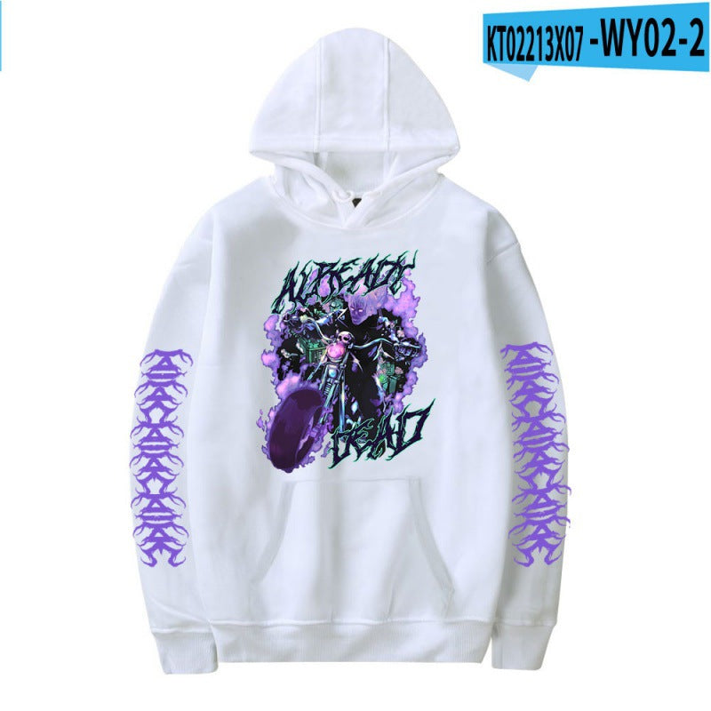 [Cross Border Code] Hot Print Juice WRLD Black Hoodies Men Hoodie