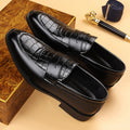 2025 Leather Shoes Men's New Business Formal Casual Shoes Men's British Korean Style Pointed Toe Large Size Shoes