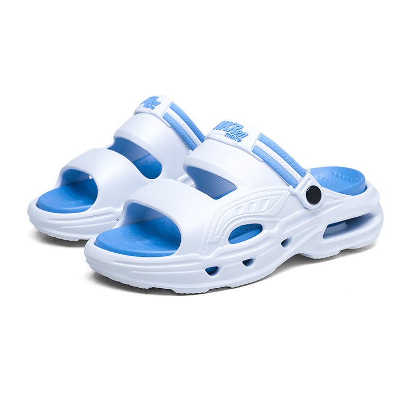 Men's Summer Sandals 2026 New Style, Comfortable Beach Sandals, Large Size 45, Men's Thick-Soled Office Dual-Use Slippers