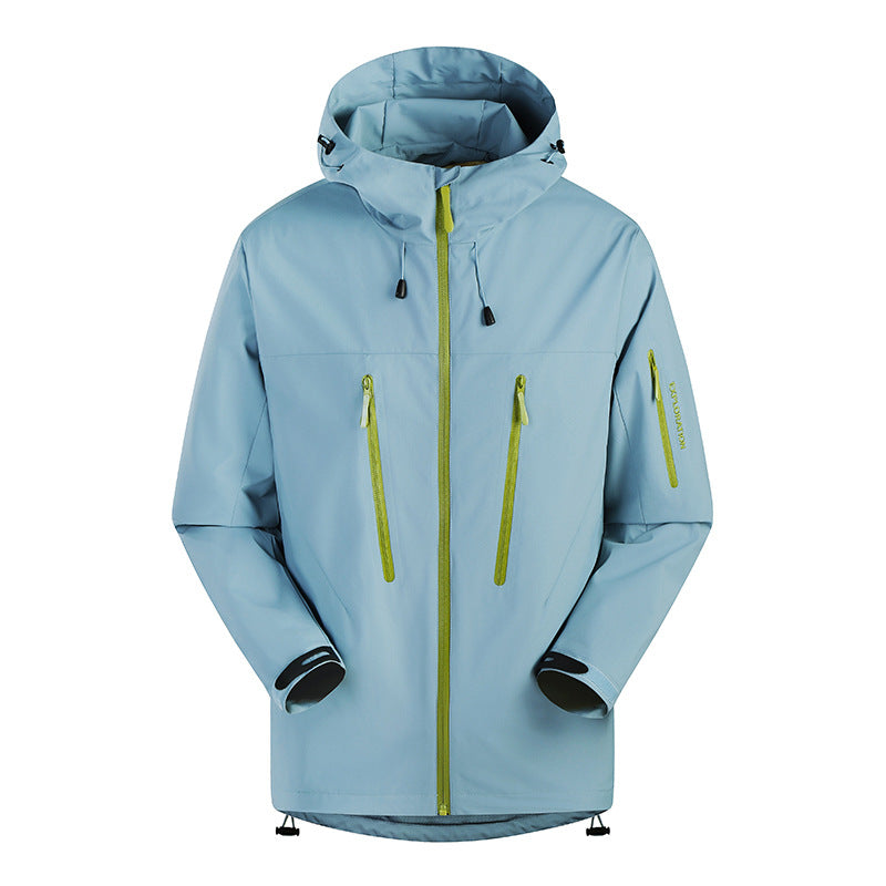 Niaojia Outdoor Jacket, Year of the Dragon Limited Waterproof and Windproof Men's and Women's Trendyy Jacket with Heat-Sealed Rubber