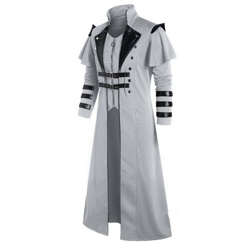 AliExpress Foreign Trade European and American Middle Ages Resuming Palace Banquet Zipper Split Long Stage Performance Suit