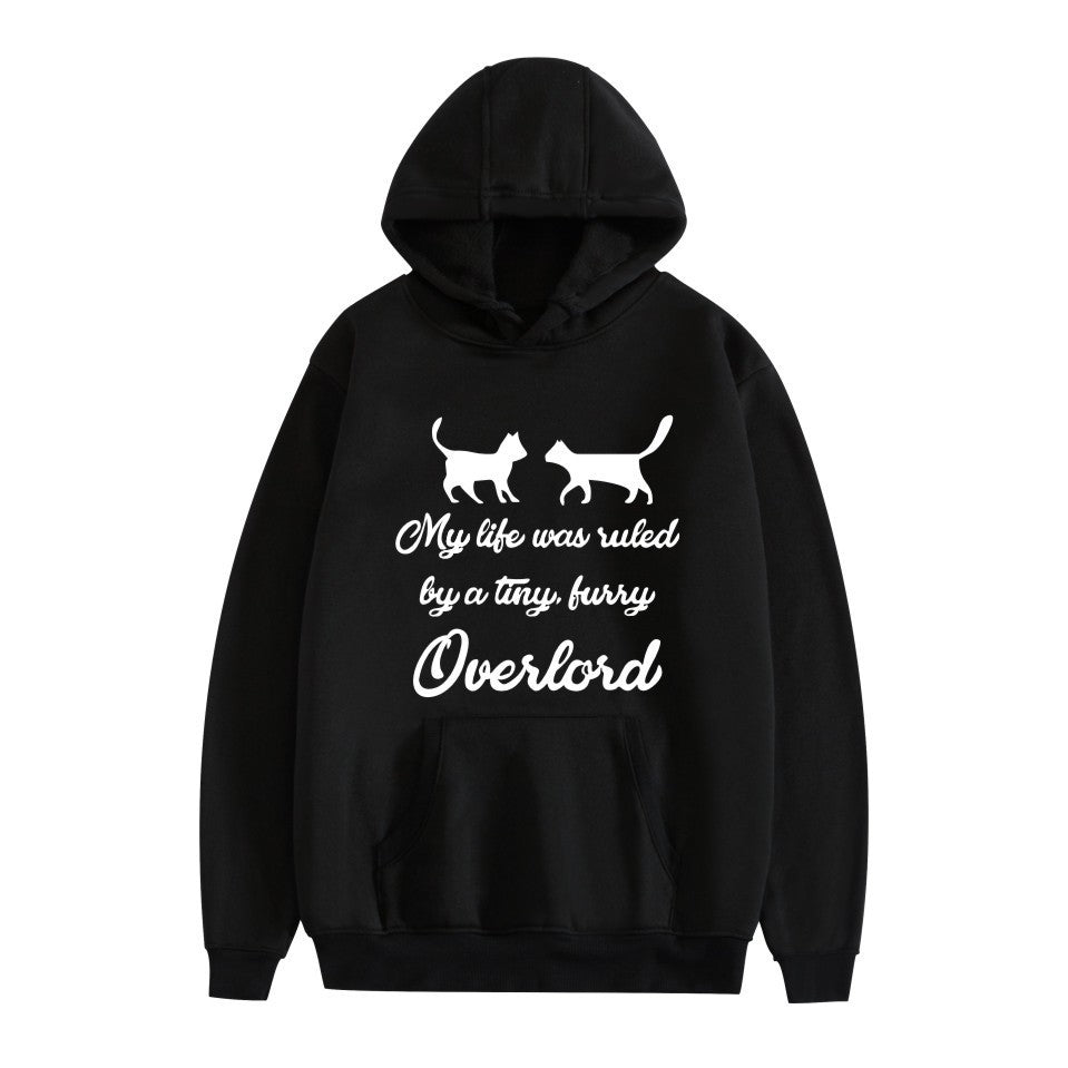 Cross-border overlord peripheral hoodie cartoon cartoon print autumn and winter men's and women's hooded sweater