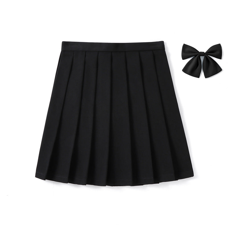 High Waist Pleated Skirt Pleated Skirt Class Uniform Performance Chorus Men and Women Short Skirt