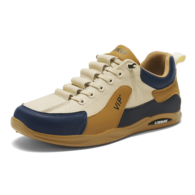 Slip-on Men's Shoes Spring New Casual Sneakers Men's Fashion Contrast Color Sneakers Outdoor Sports Forrest Gump Shoes