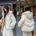 Actual Shot of New Cotton-Padded Clothes for Women in Winter 2025 New Style Short Thickeneded Popular Cotton-Padded Jackets for Small People