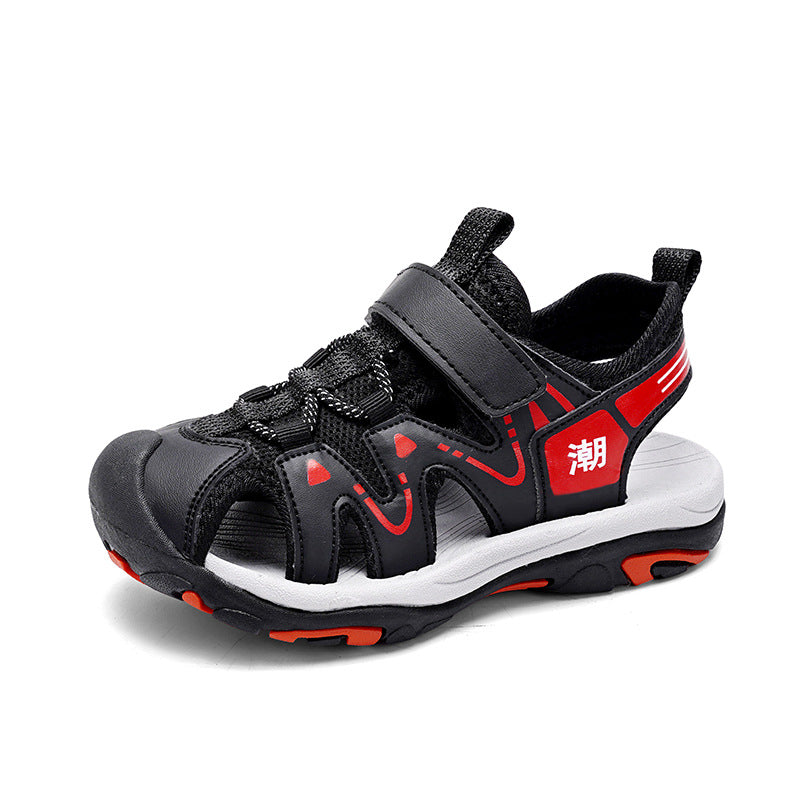 Boys Sandals Summer 2025 New Summer Boys Shoes Sports Soft Sole Children's Beach Shoes