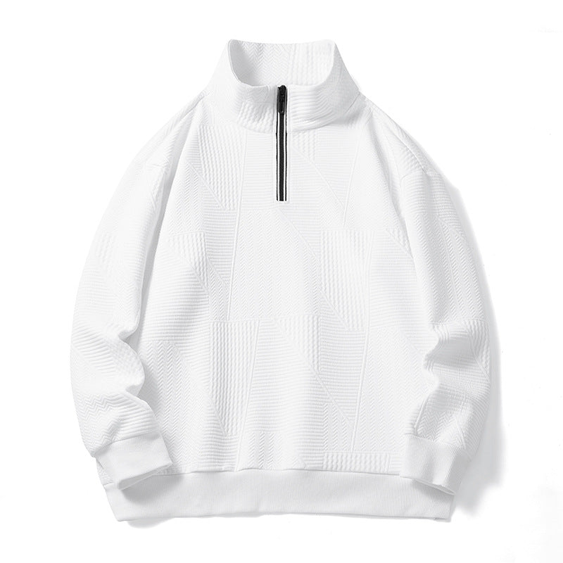 Men's Sweatshirts Cross-Border Spring and Autumn Trendy Brand Loose Large Size Stand Collar Versatile Sweatshirts Trendy Jackets