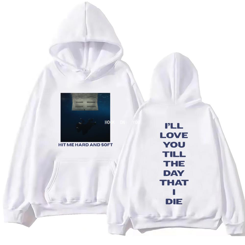 Billie Hit Me Hard and Soft 2024 Tour Hoodie Harajuku Hip H