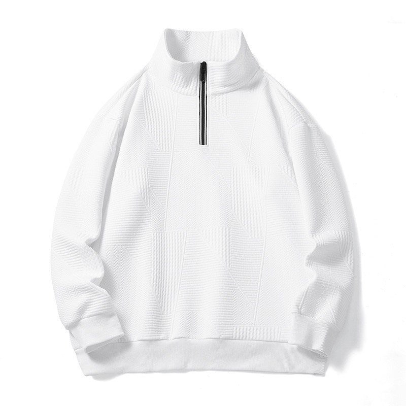 Men's Sweatshirts Cross-Border Spring and Autumn Trendy Brand Loose Large Size Stand Collar Versatile Sweatshirts Trendy Jackets
