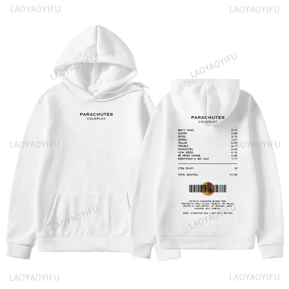 2025 Retro Street Pop Band Hoodies Men's Fashion Pullover Co