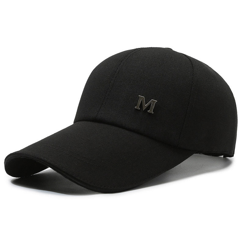 Hat Men's Summer Korean Style Casual Peaked Hat Outdoor Sun Hat Women's Baseball Cap Spring and Autumn Sun Protection Sun Hat