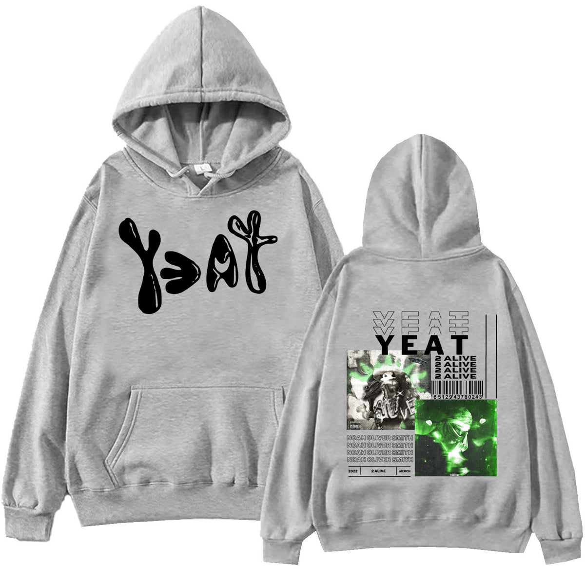 Yeat 2093 Hoodie Harajuku Hip Hop Pullover Tops Sweatshirt m