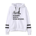 Foreign trade cross-border aunt Aunt The Women printed parallel bars striped sweater autumn and winter men's and women's top Europe and the United States
