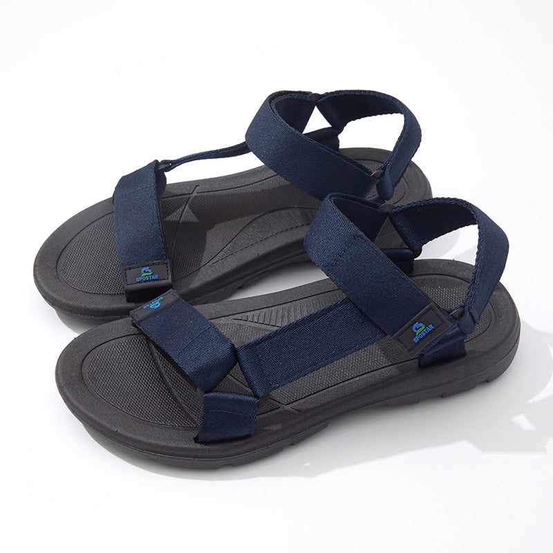 Sandals Men's Summer Beach Non-slip Wear-resistant Soft Bottom Casual Sports Sandals Couple's Outdoor Men's Sandals