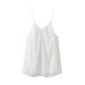 Women's Explosions Shaggy Pleated Hem Sexy Backless V-neck Sleeveless Sling dress