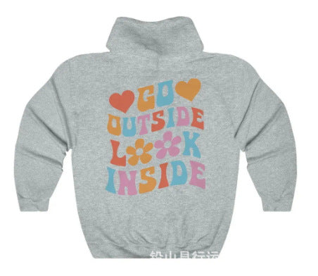 Pullover Round Neck Sweatshirt for Women Spring & Fall Thin 2023 Popular Loose Top Trend