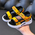 Boys Sandals 2025 Summer Large Children Non-slip Soft Bottom Velcro Casual Beach Shoes Girls Baby Shoes