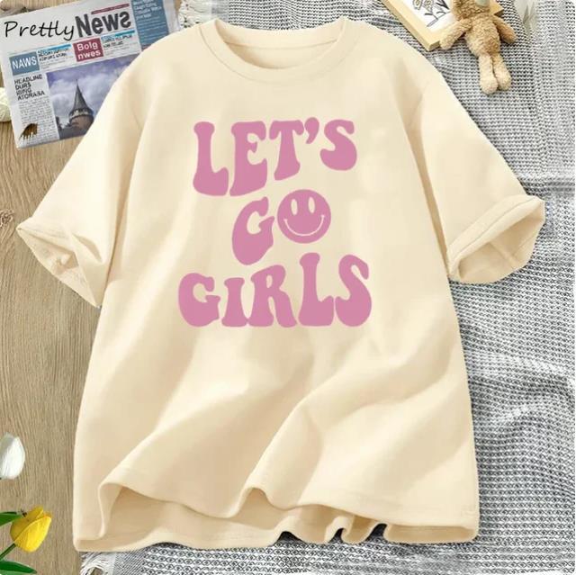 LeTTer PrinT T ShirT Women VinTage CoTTon Round Neck T-shirT Summer PrinT CloThes