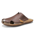 2025 New Summer Handmade Sandals for Men, Outdoor Leisure Beach Wading and River Tracing Dual-Purpose Cross-Border Large Size Men's Shoes