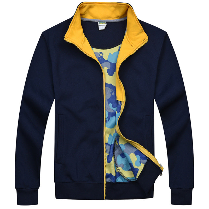 Zipper Sweater Custom Printed Logo Waiter Work Clothes Women's Autumn and Winter Class Clothes Group Culture Advertising Shirt Men's Long Sleeve