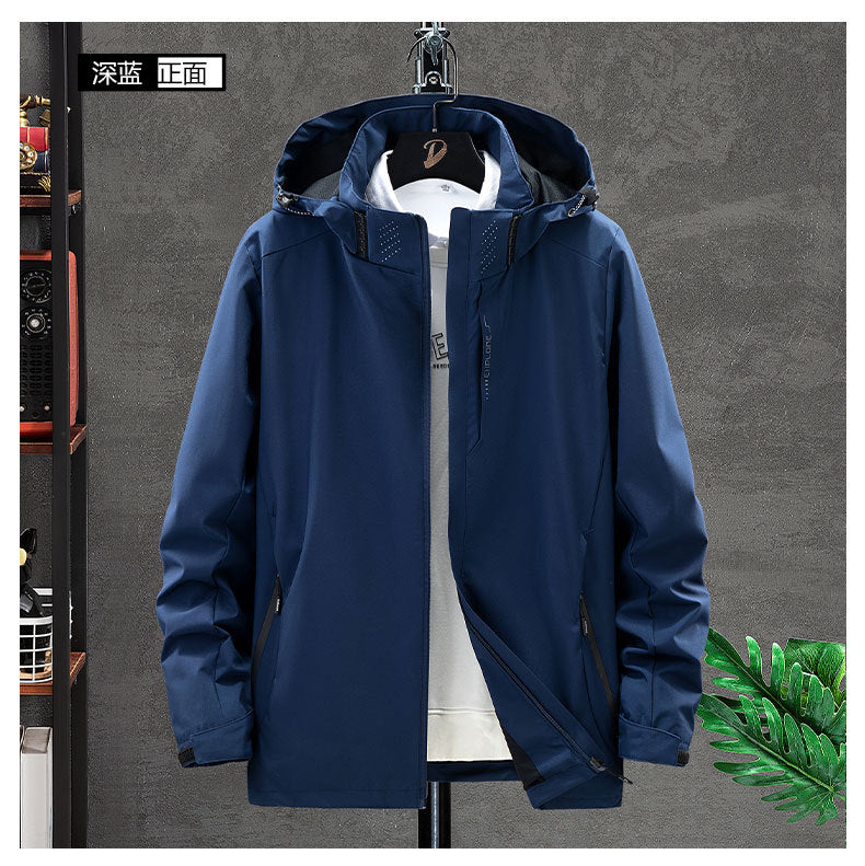 2025 New Spring and Autum Men's and Women's Jackets, Couple Jackets, Outdoor Single-Layer Water-Repellent Breathable Windbreakers