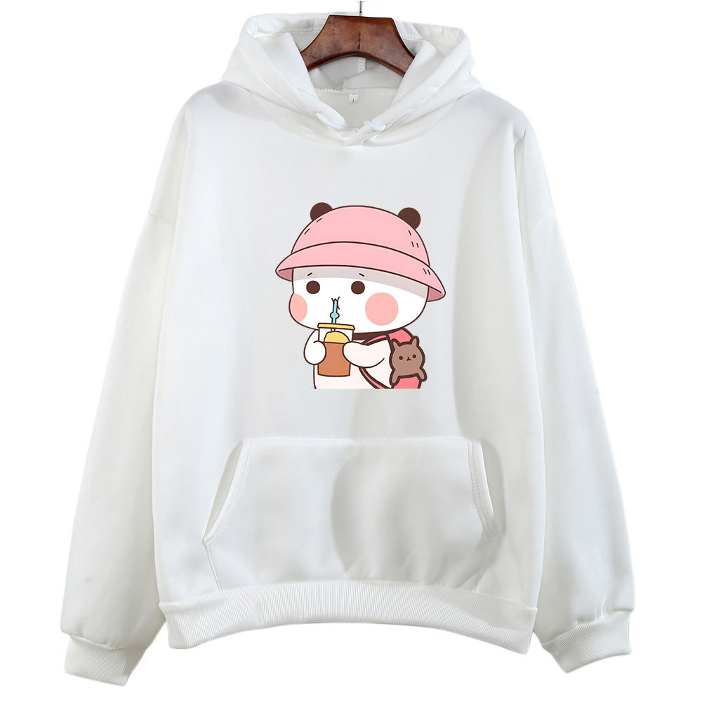 Bubu and Dudu Cute Cartoon Hoodies Graphic Sweatshirts Winter
