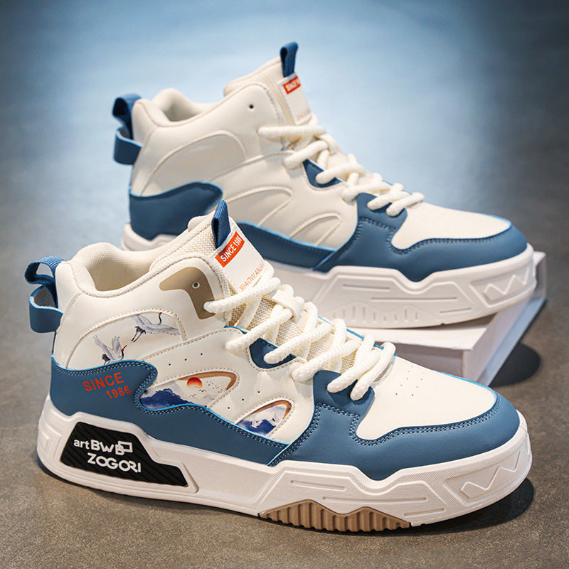 Men's Shoes 2024 New Winter Breathable Student Sneakers Men's Sports Casual Niche Design Trendy Shoes