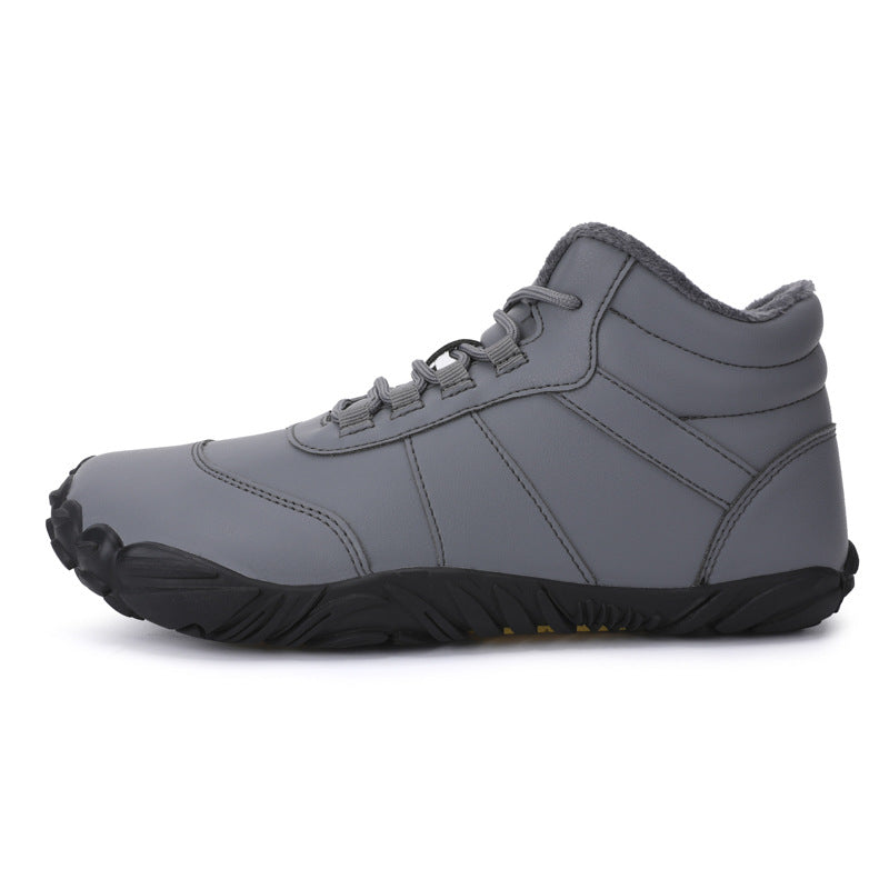 2025 Men's and Women's Couple Short Boots Outdoor Cotton Shoes Men's Water-Repellent Anti-Slip Anti-Cold Winter Snow Boots Women's Hiking Shoes