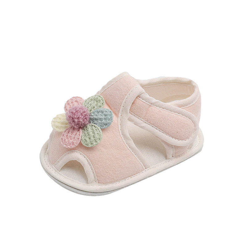 Baby Summer Sandals Baby Breathable Pre-step Shoes Non-slip Cute Soft Sole 0-3-6 Month One Year Old Boys and Girls
