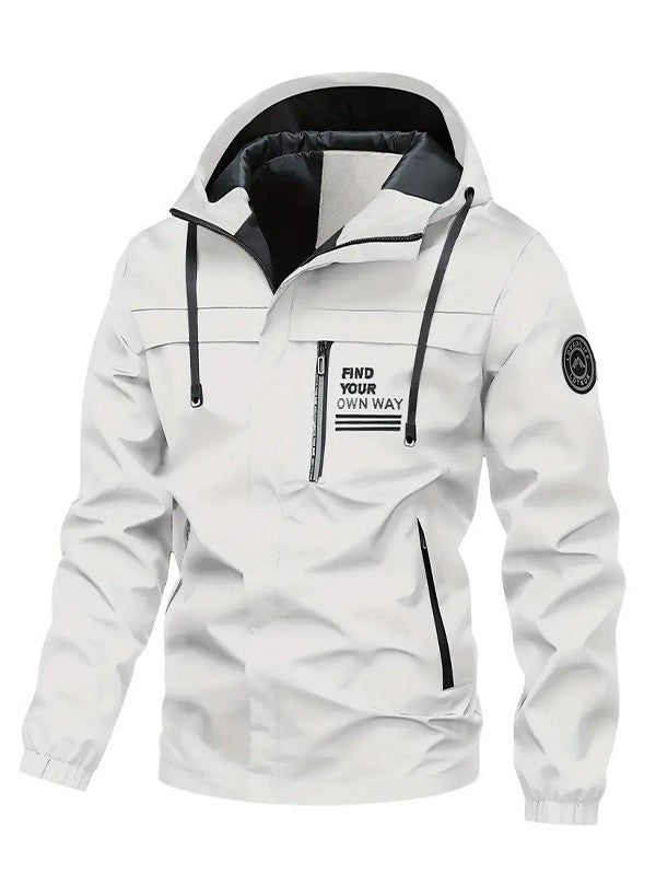 Cross-Border Outdoor Quick-Drying, Wear-Resistant, Windproof and Breathable Jackets for Men and Women, Loose-Fitting Mountaineering and Hiking Jackets, Trendy