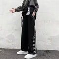 Youth Popular Sports Pants Trousers Trendy Spring Striped Fashion Trendy Brand Casual Pants New Men's Straight Trendy