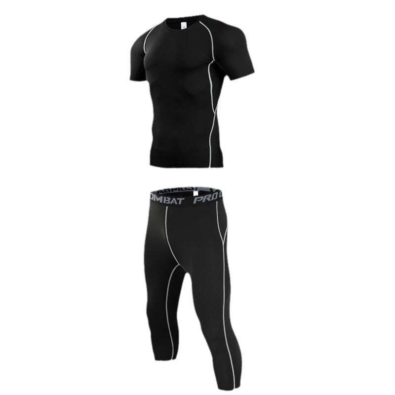 Children's Basketball Suit Warm Tights Training Bottoming Boys Sportswear Children's Quick-Drying Sports Suit