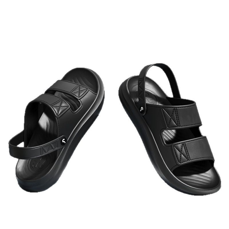 A generation of men's sandals non-slip summer casual middle-aged dad beach sandals wear driving soft-soled sandals