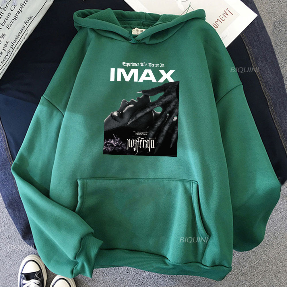 Nosferatu Horror Movie Printing Hoodies Long Sleeve Winter H