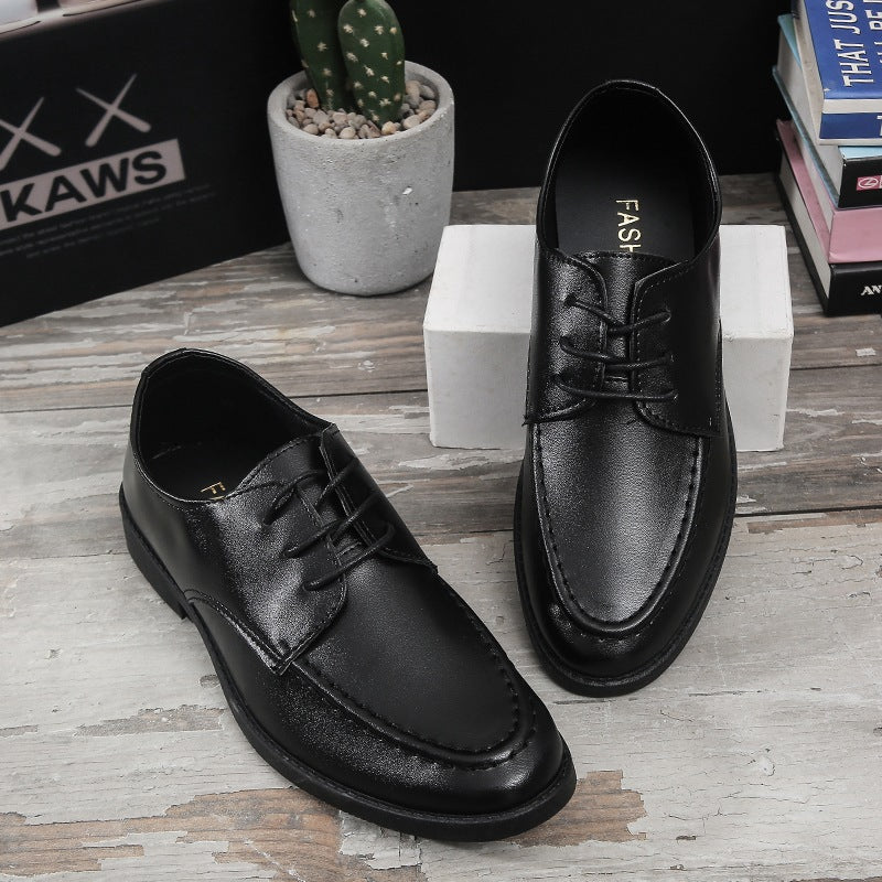 Leather shoes men's soft bottom men's leather shoes business formal wear leather shoes men's dad shoes work business casual shoes men's shoes