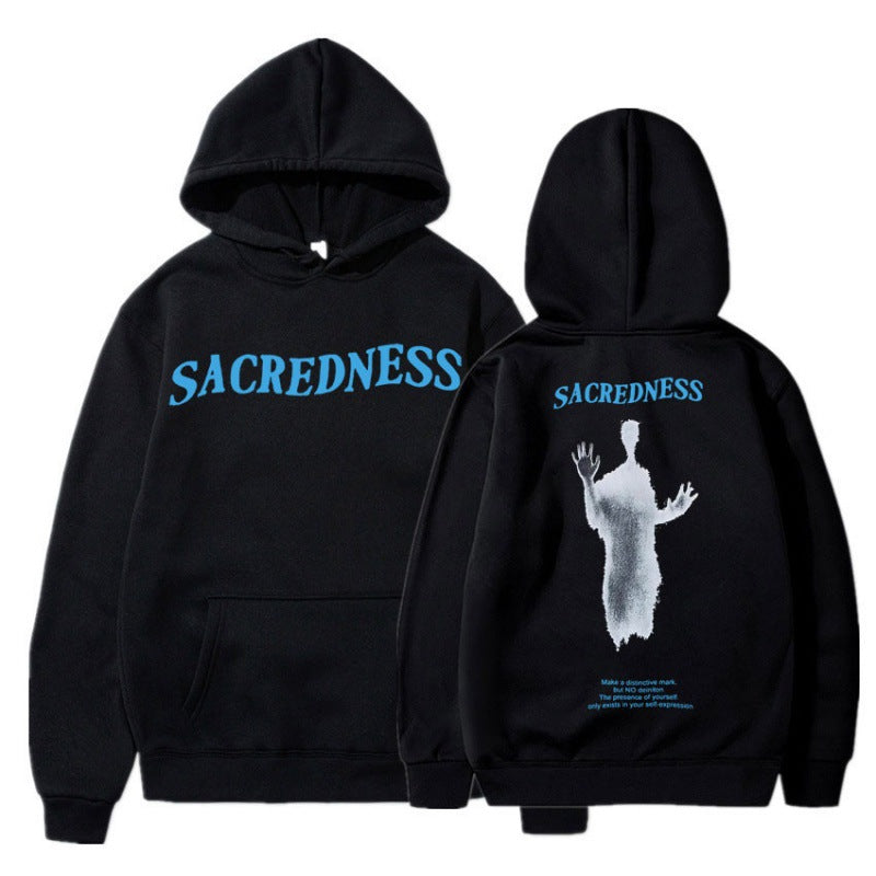 [Cross-border European Code] Skeleton Thermal Imaging Graphic Print Hoodie