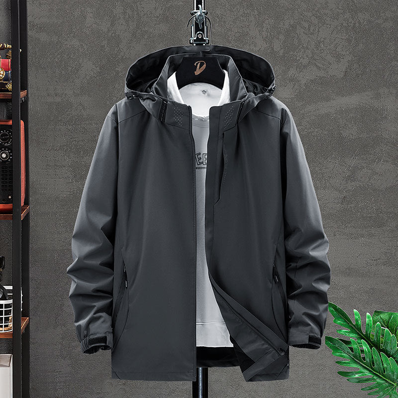 2025 New Spring and Autum Men's and Women's Jackets, Couple Jackets, Outdoor Single-Layer Water-Repellent Breathable Windbreakers