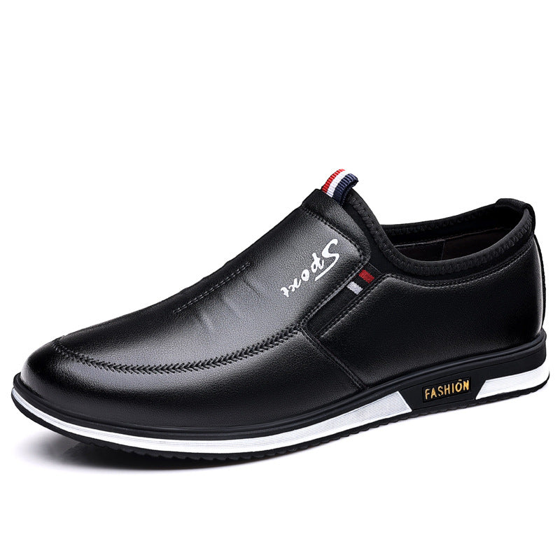 2025 New Men's Casual Leather Shoes Cowhide Formal Business Leather Shoes Non-Slip Loafers High-End Cross-Border Men's Shoes