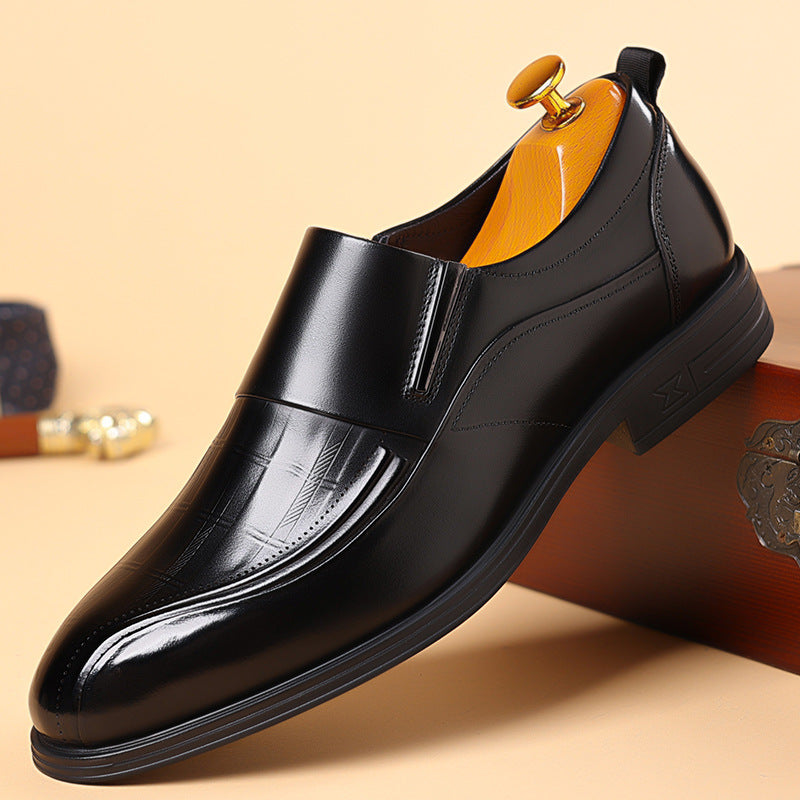 Men's shoes 2024 new business formal shoes men's Korean trend British pointed wedding shoes a generation of hair